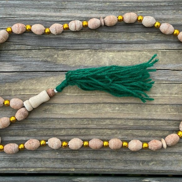 Handmade Prayer Beads Real Wood Tasbeeh Brown Beads Religious Islamic Pray Bead - Picture 6 of 6